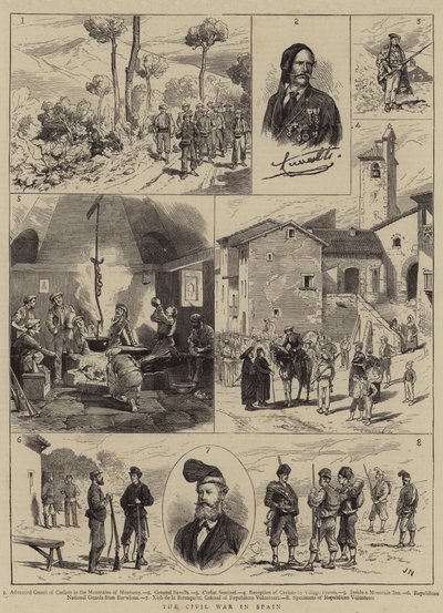 La Guerra Civil en España de Joseph Nash